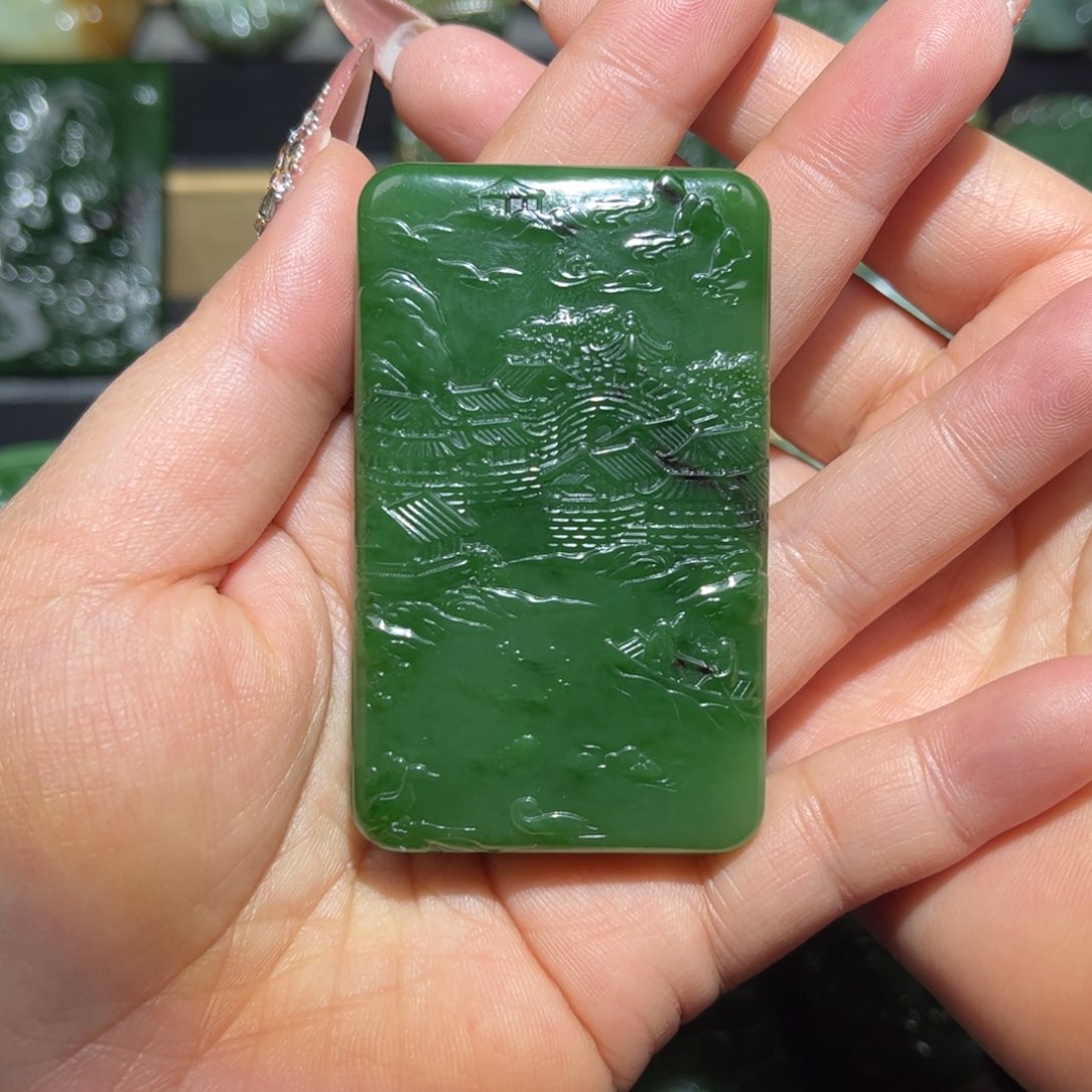 和田玉挂件未镶嵌