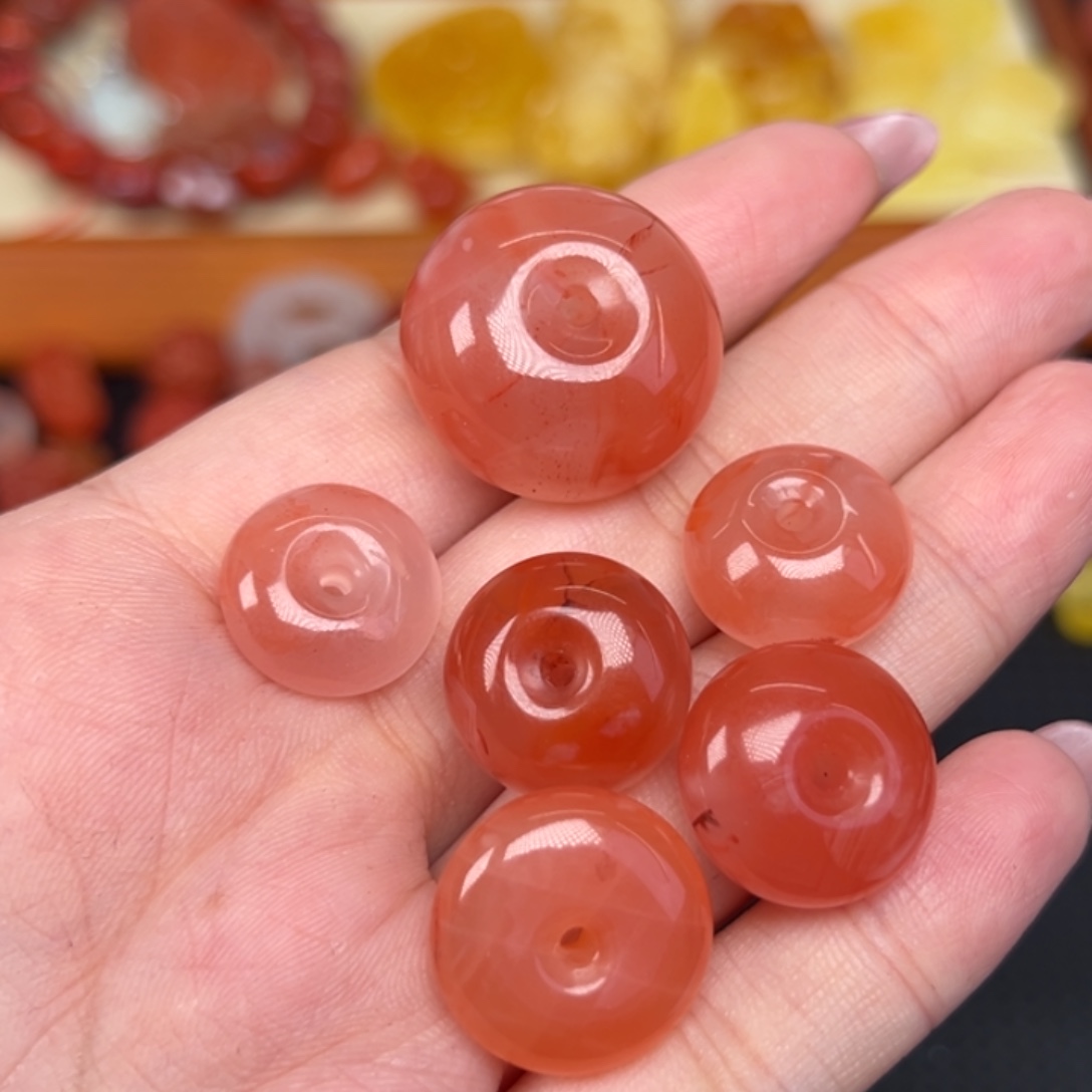 南红玛瑙未镶嵌吊坠(不含链)