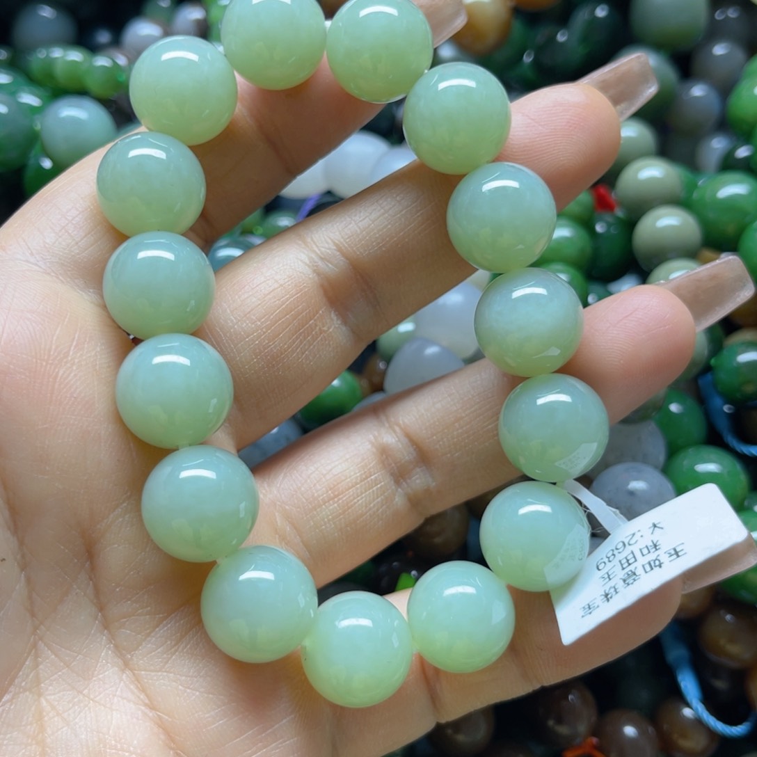 和田玉手链未镶嵌