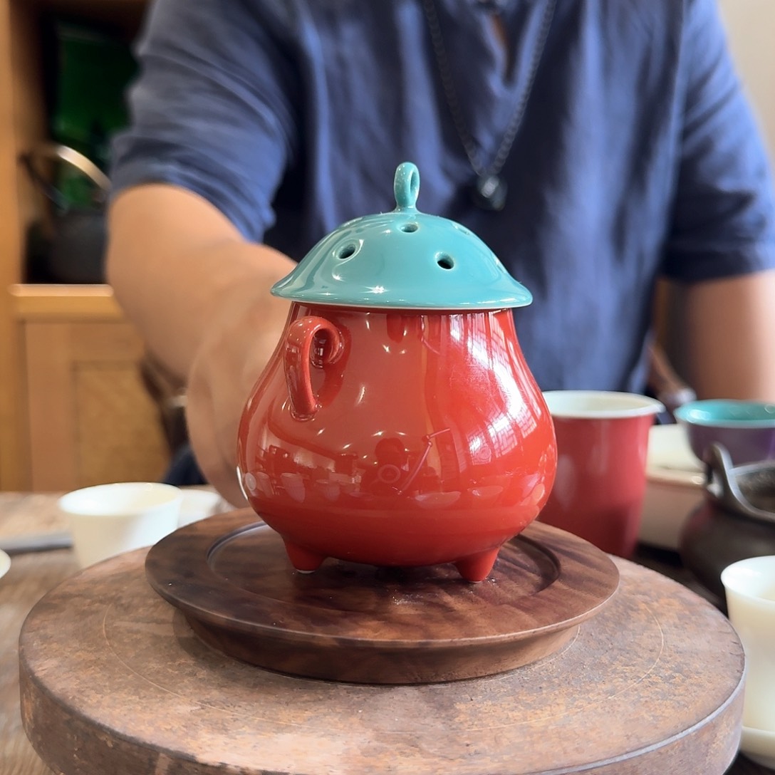 龙窑柴烧精品香炉