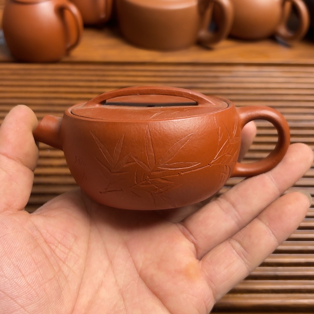 紫砂茶壶半手工制作