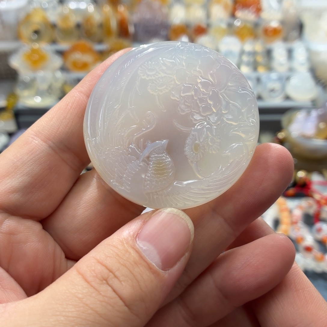 玛瑙/玉髓未镶嵌吊坠(不含链)