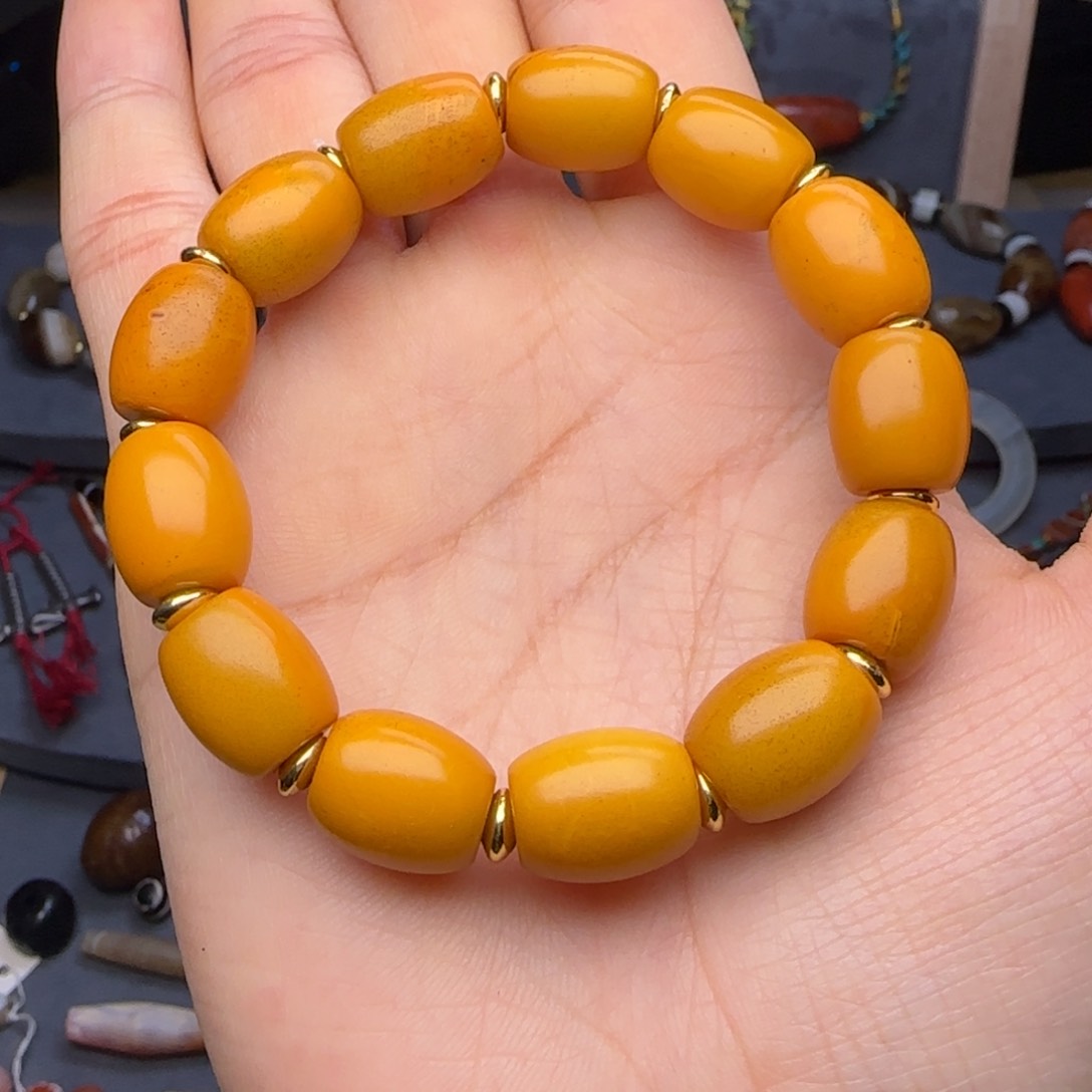 琥珀手链未镶嵌ghgjhjhjhhfghuffg