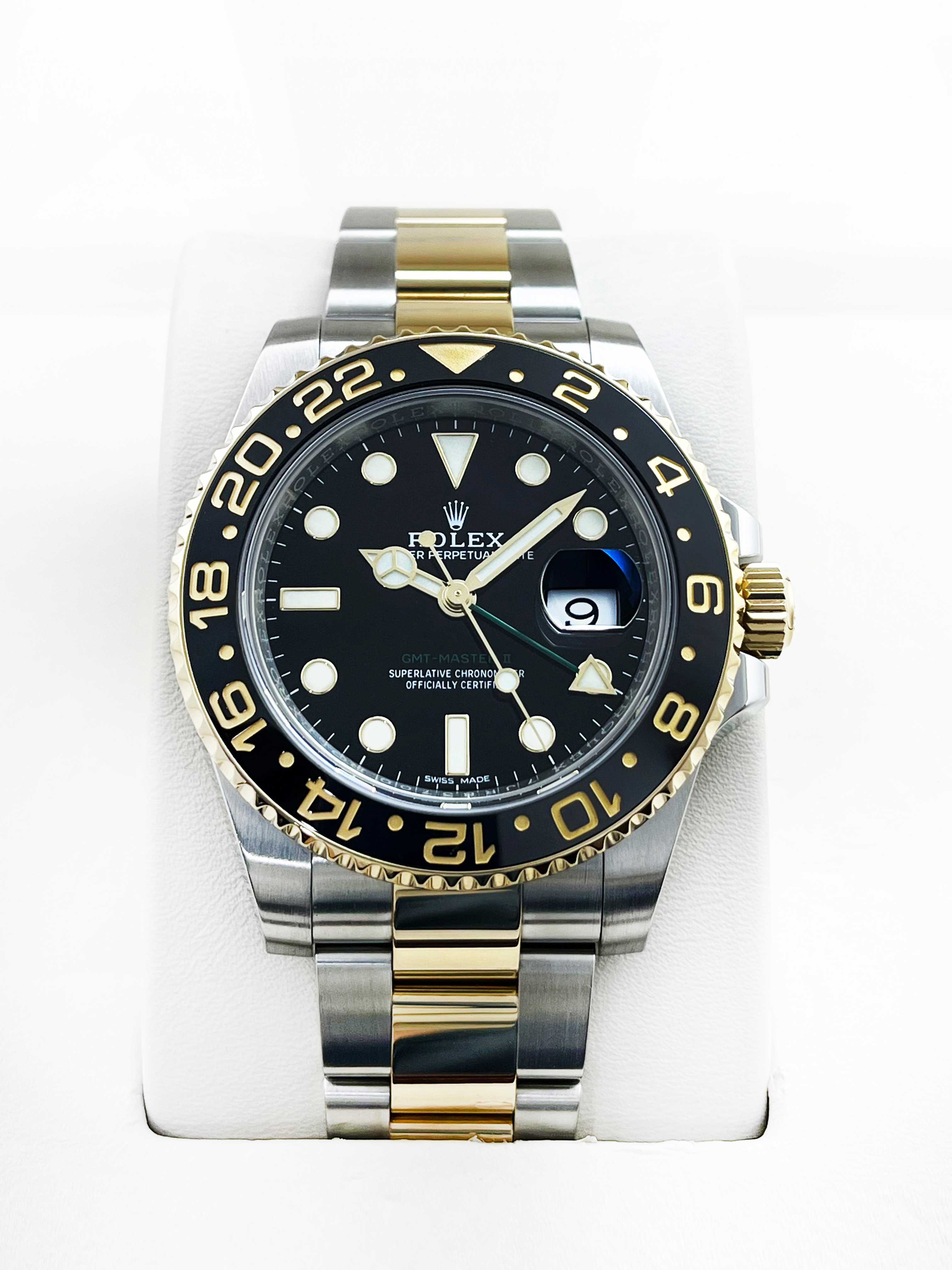 99新 Rolex/劳力士 云时臻品/小绿针/全套/18年全套/40mm