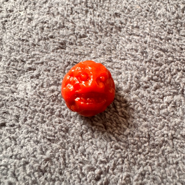 【石趣】南红精雕貔貅 直径13mm圆珠 肉色满颜色靓