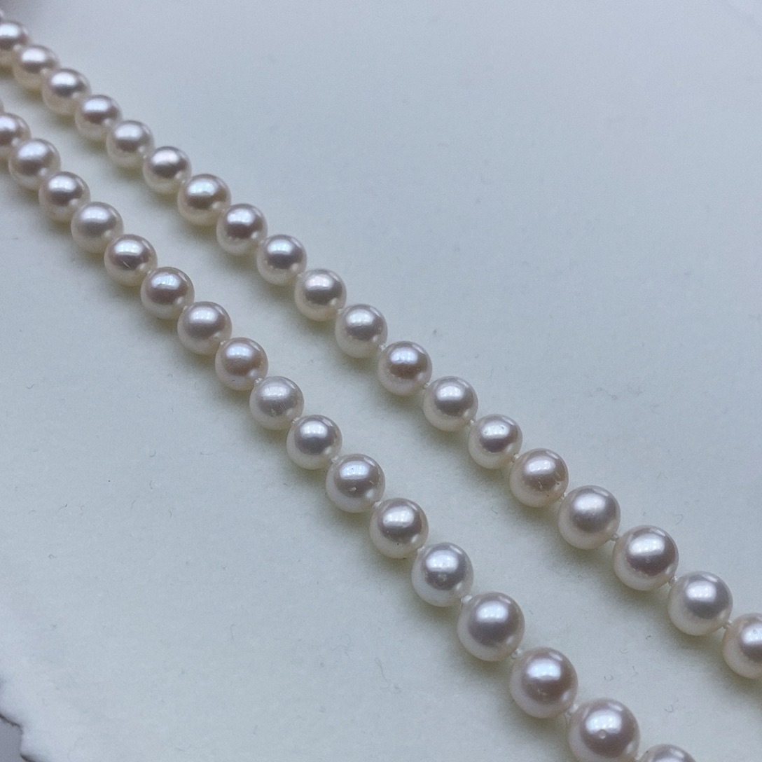 淡水珍珠颈饰银S925镶嵌➕6.7