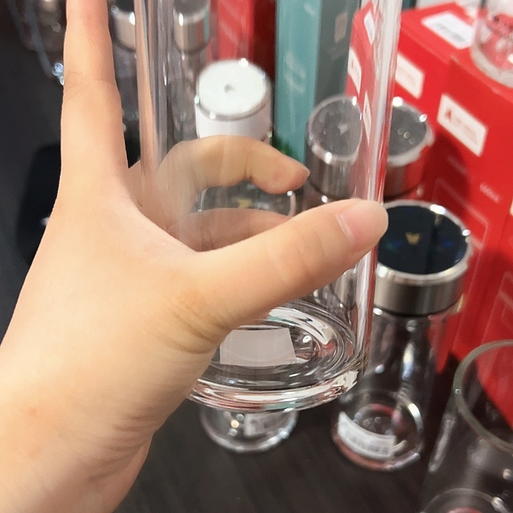 水晶玻璃盖子款新款刚本色单层玻璃530