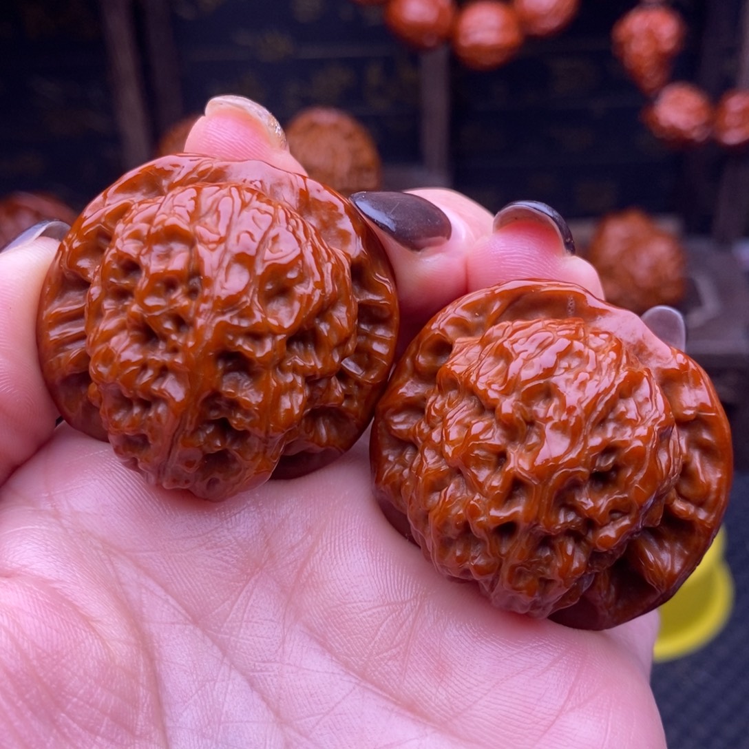 文玩核桃吊坠马老四39尺