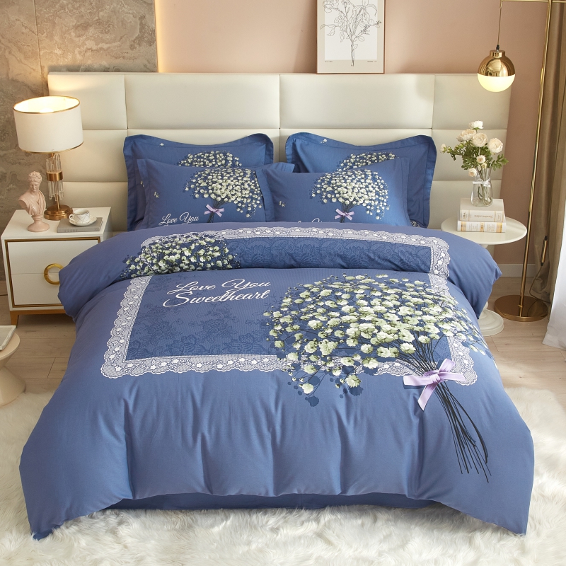 丽人凯新款100支全棉斜纹高支高密四件套  满天星 （名）