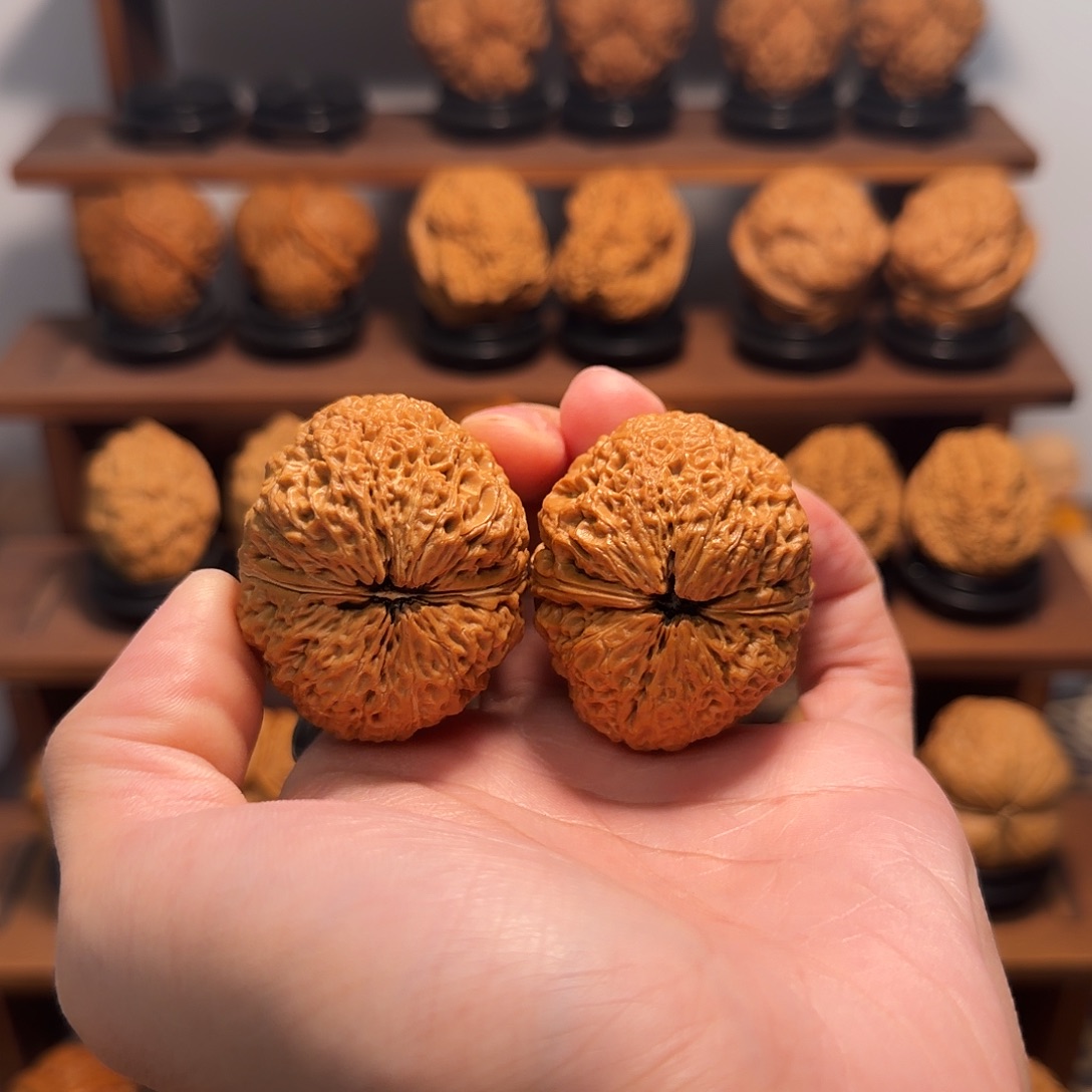 安***恙文玩核桃把件罗汉头