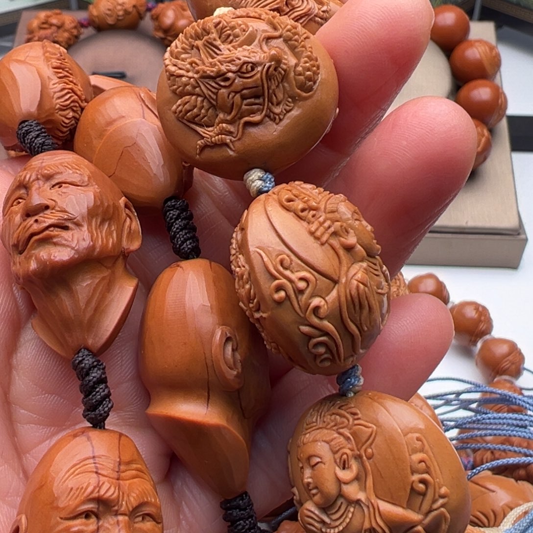 手串/手链橄榄核耿*哥十八罗汉➕九龙观音
