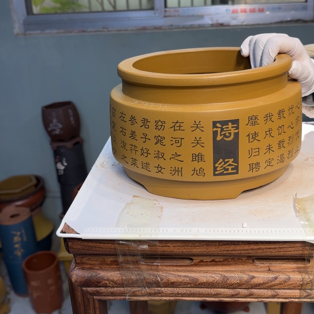 紫砂花盆紫砂口径22