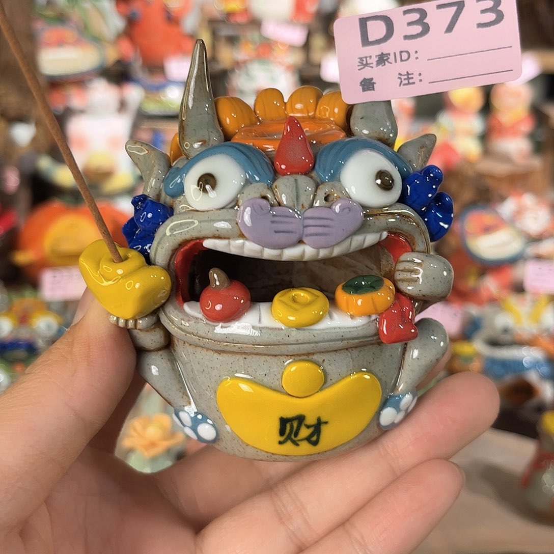 泥塑纯手工茶宠摆件