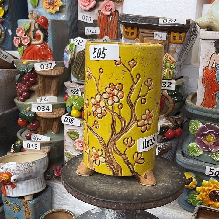 粗陶材质多肉花盆