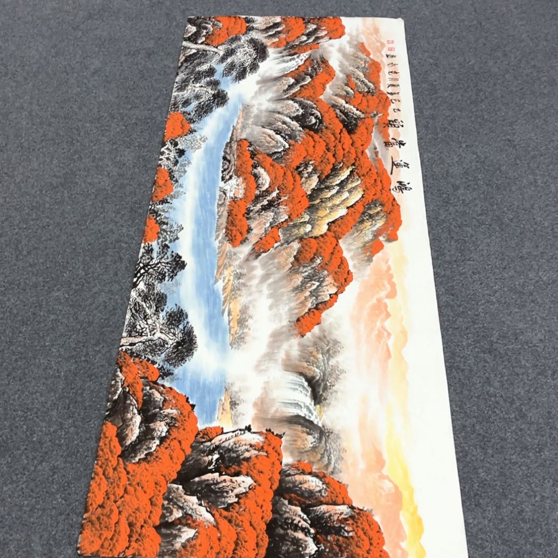 国画国画作品老师手绘