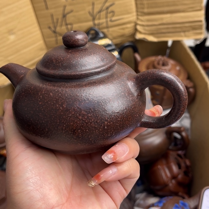 茶壶段泥紫砂壶是