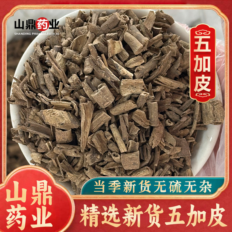 山鼎药业【五加皮】高品质 正宗湖北南五加皮 无硫泡水
