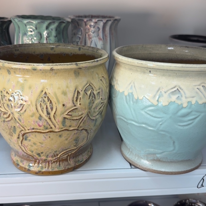 紫砂花盆口18高18，111111