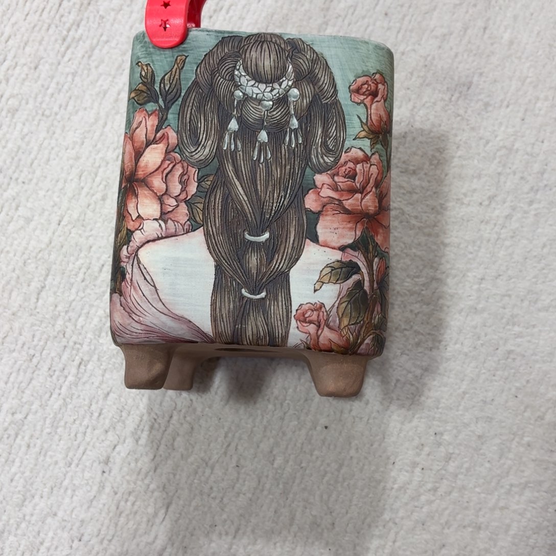 狐***、紫砂花盆陶瓷多肉花盆精品