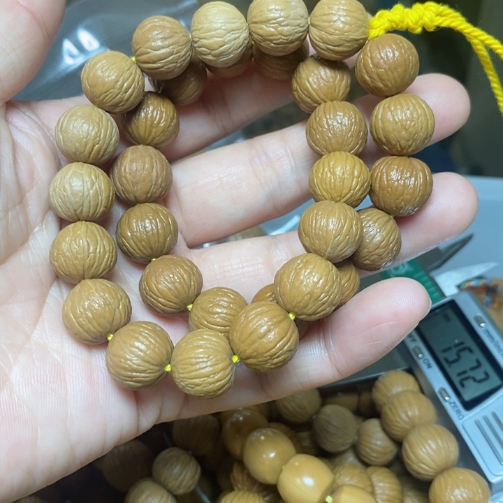 猴头核桃手串凤羽微瑕