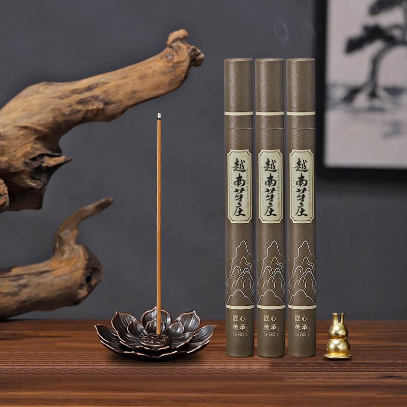 【师傅推荐】正宗无添加天然越南芽庄沉香室内香薰富森红土线香香道