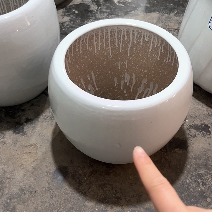 红陶陶瓷花盆默认微瑕