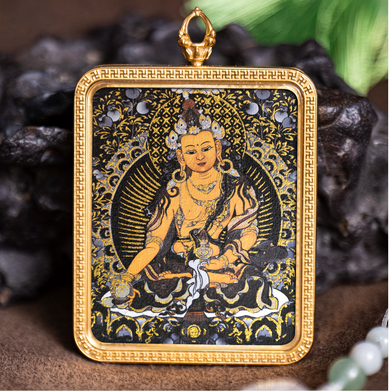 【64-F】地藏王菩萨【慈悲】【救赎】【智慧】【无私大愿】车挂  唐卡吊坠