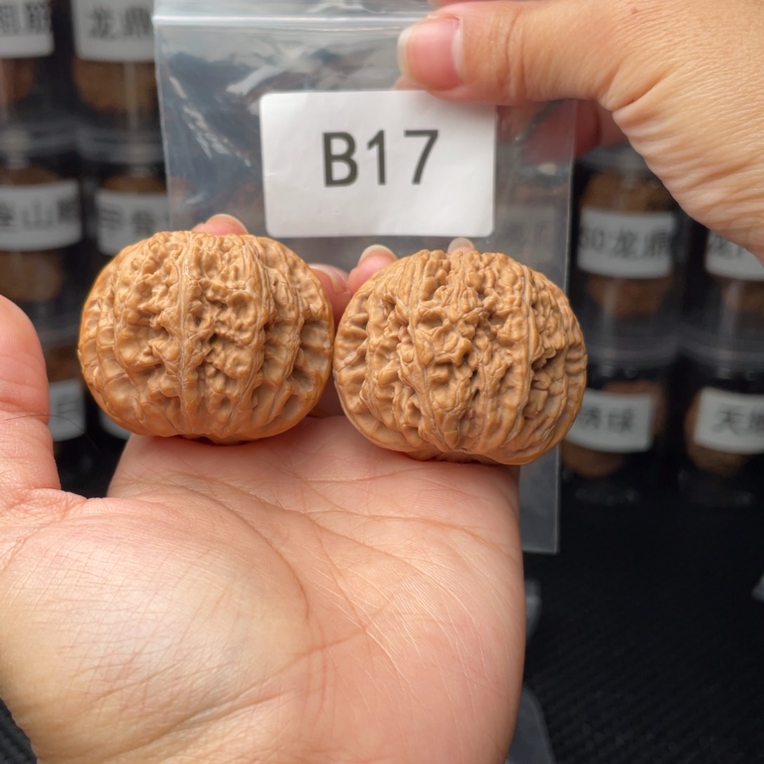 文玩核桃把件44球筋