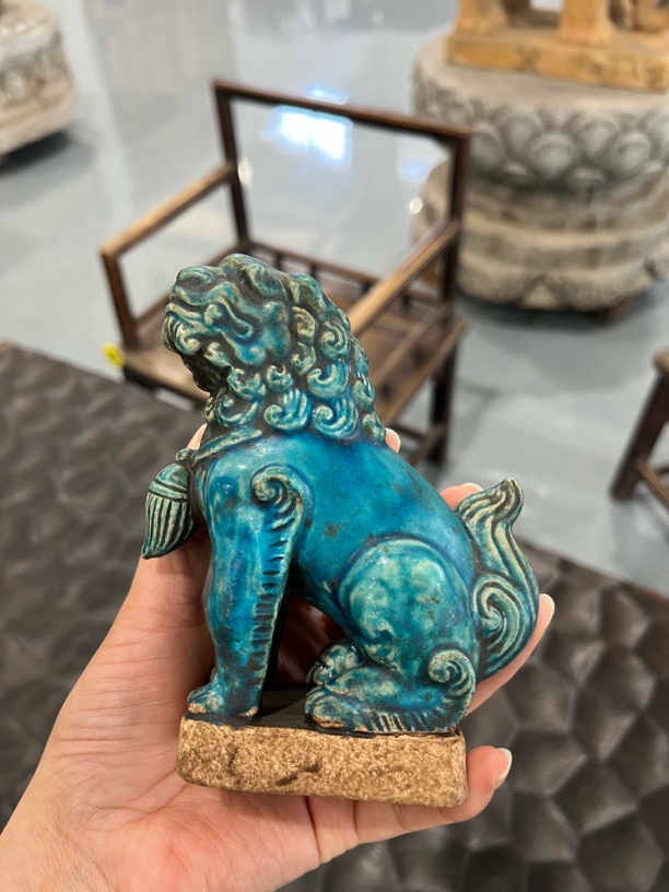 琉璃，案头狮（运费物流到付）