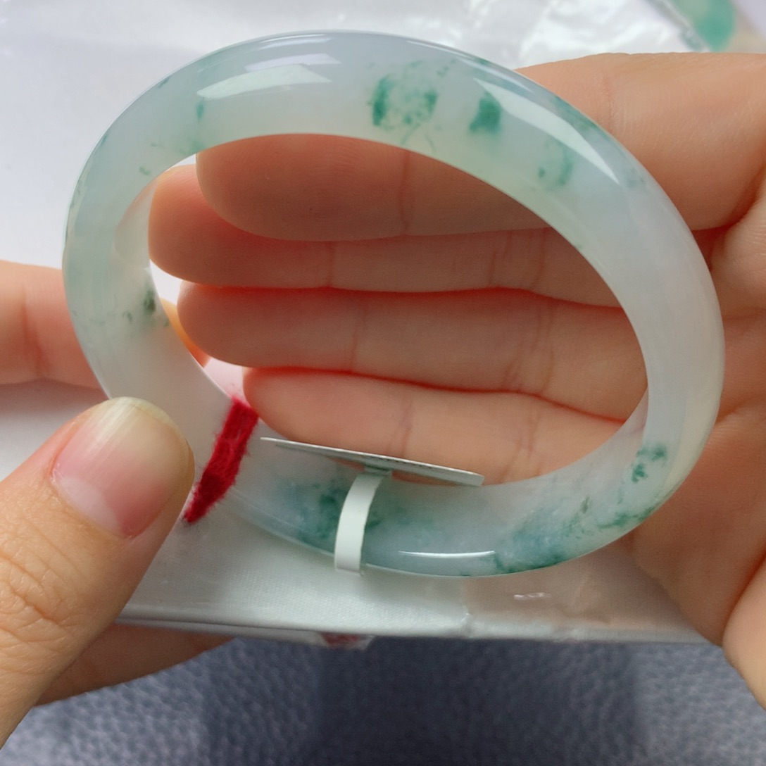 未镶嵌手镯翡翠缅甸天然翡翠A货56.2贵妃