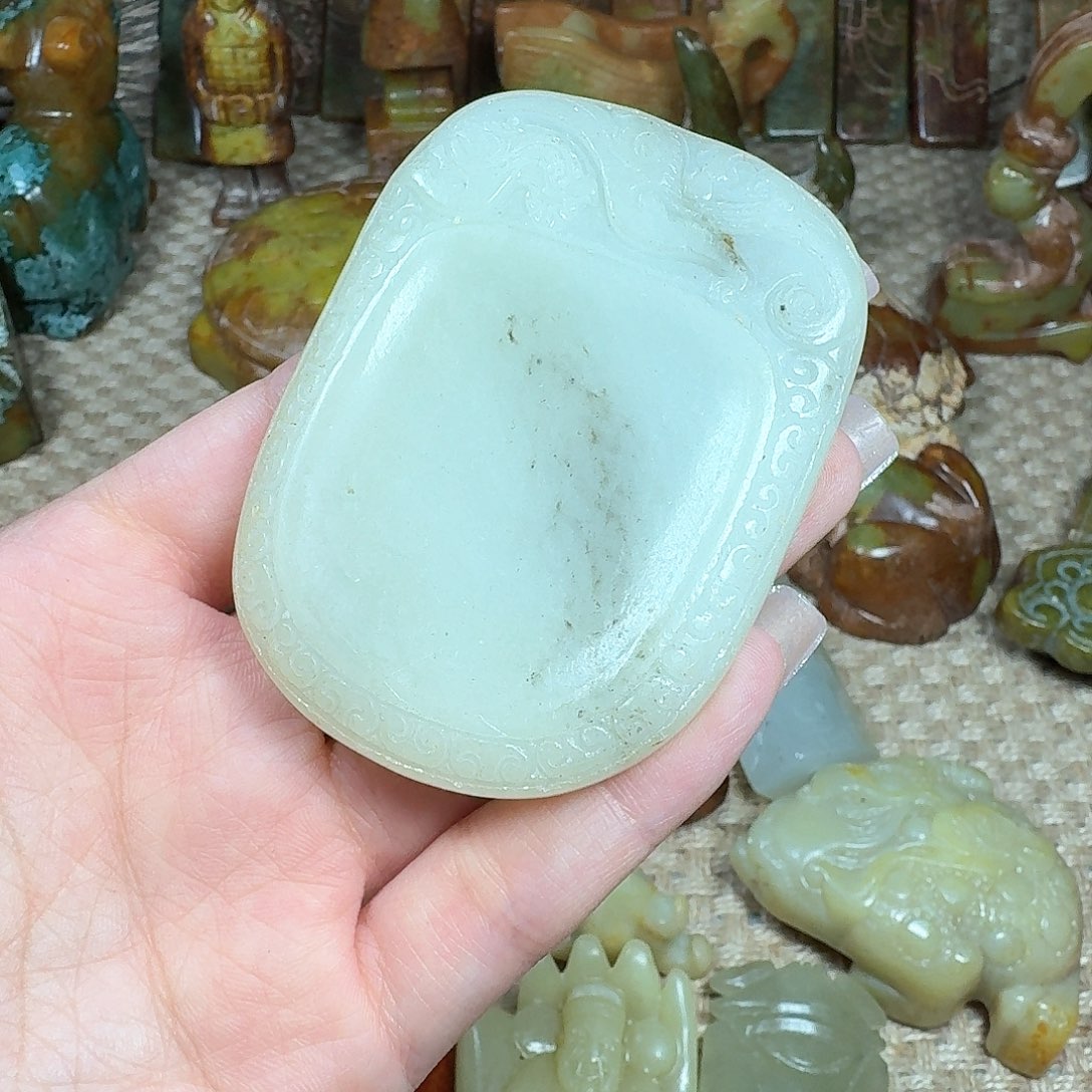 白玉菩提吊坠挂件