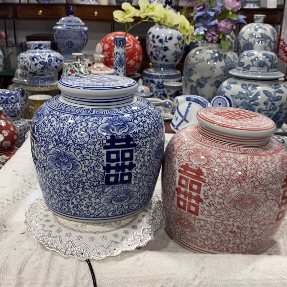 【闪购商品】摆件花瓶一对………………………………………