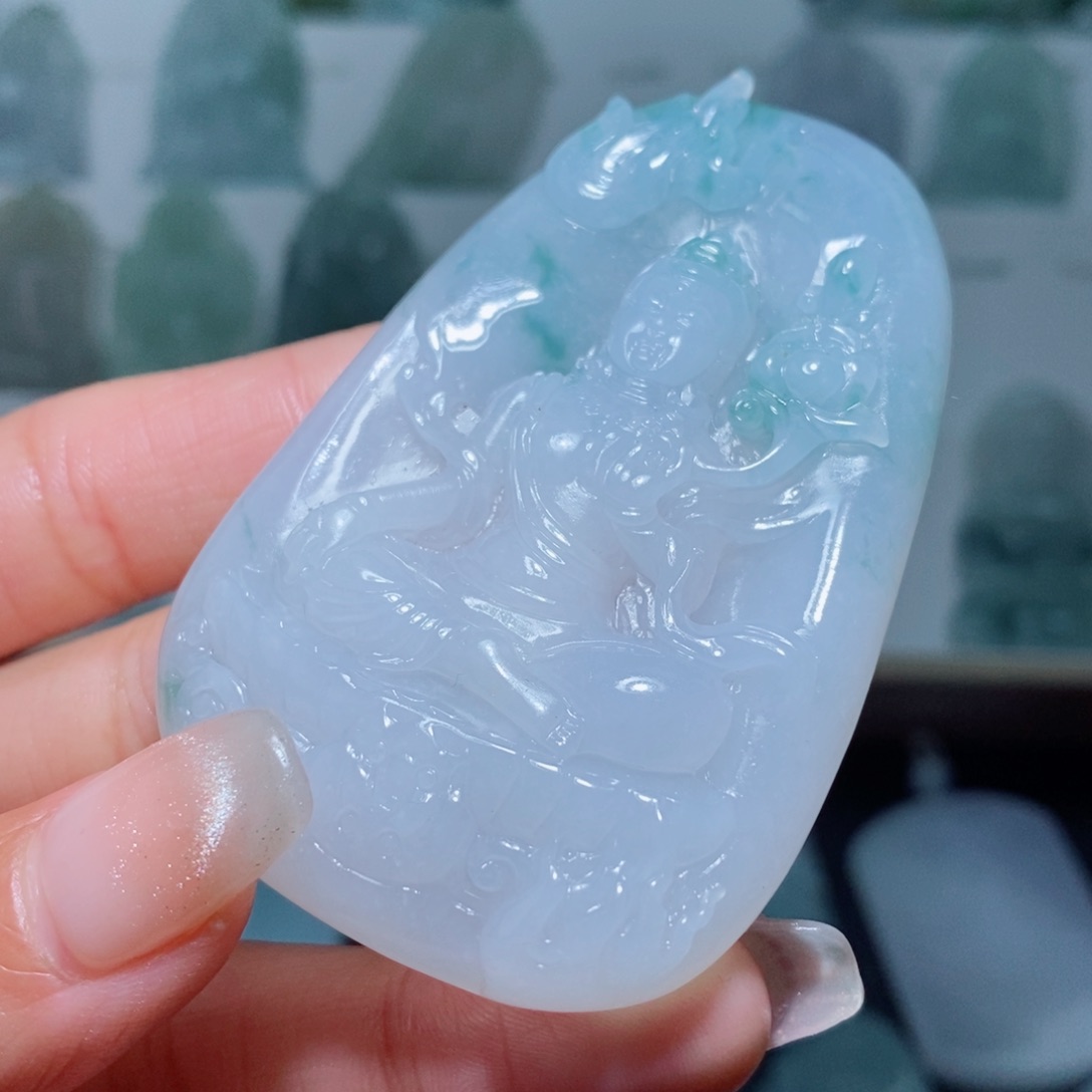 定制翡翠未镶嵌定制吊坠