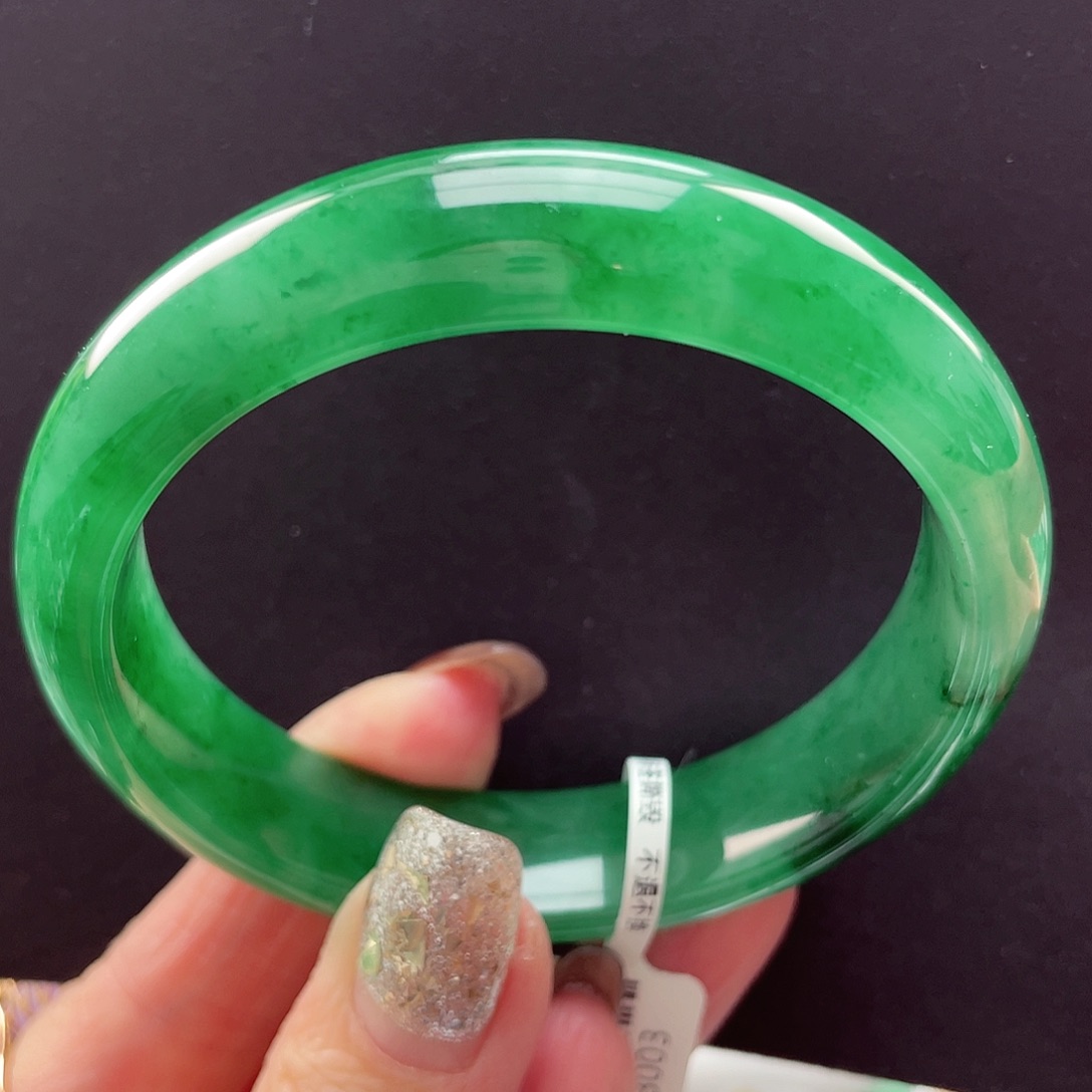 石英质玉未镶嵌手镯55-56