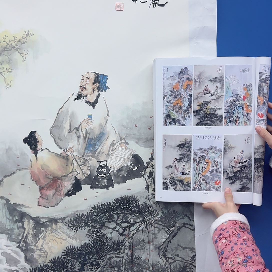 国画多次参加国内外大型