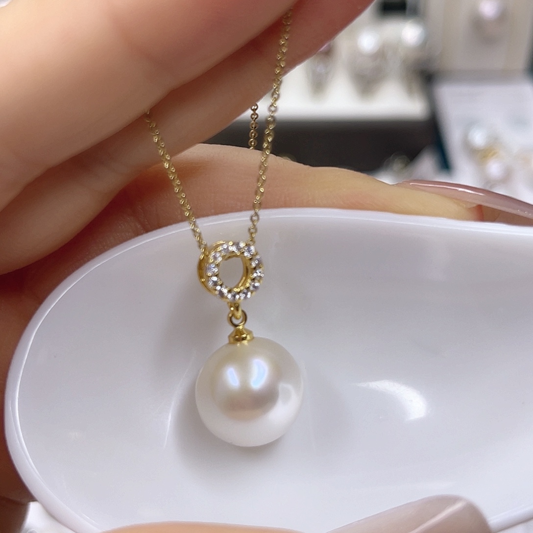 淡水珍珠合金吊坠(赠链)