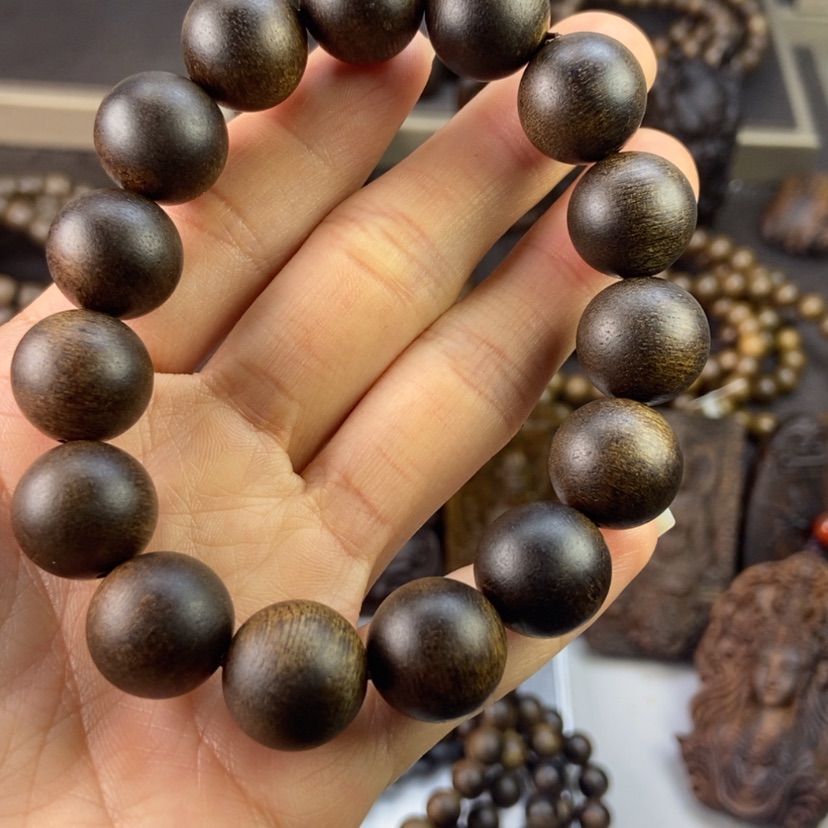 【闪购商品】沉香手串果*越南芽庄白奇楠