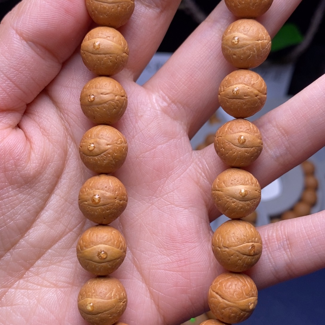 吊坠凤眼菩提12手串