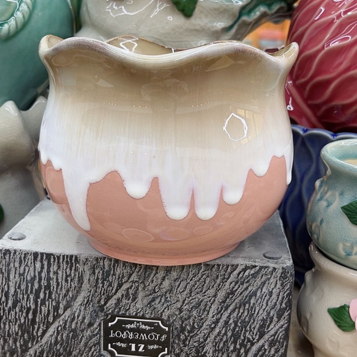 【闪购商品】陶瓷花盆