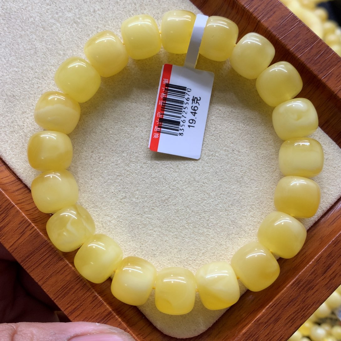 蜜蜡手链未镶嵌蜜蜡