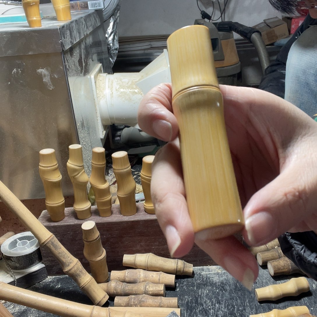 竹木*实心玉竹精品手把件