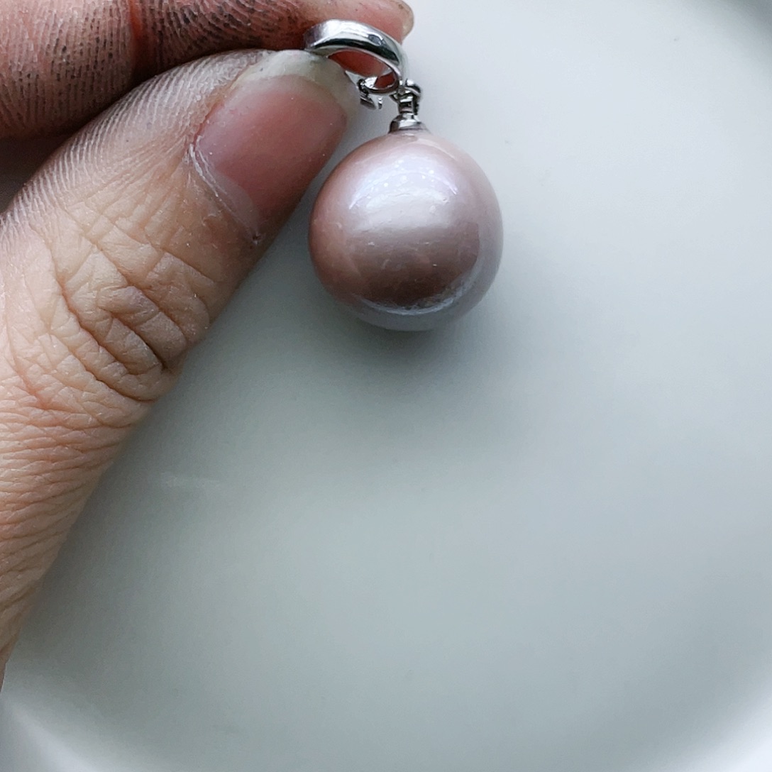 淡水珍珠颈饰钛钢