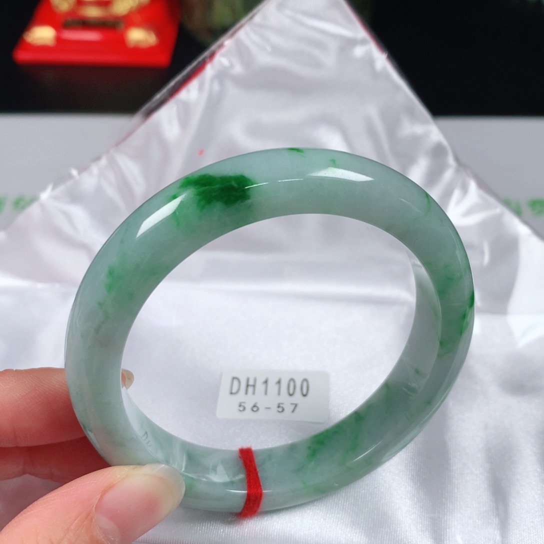 翡翠手镯未镶嵌编号DH1100 正圈56-57