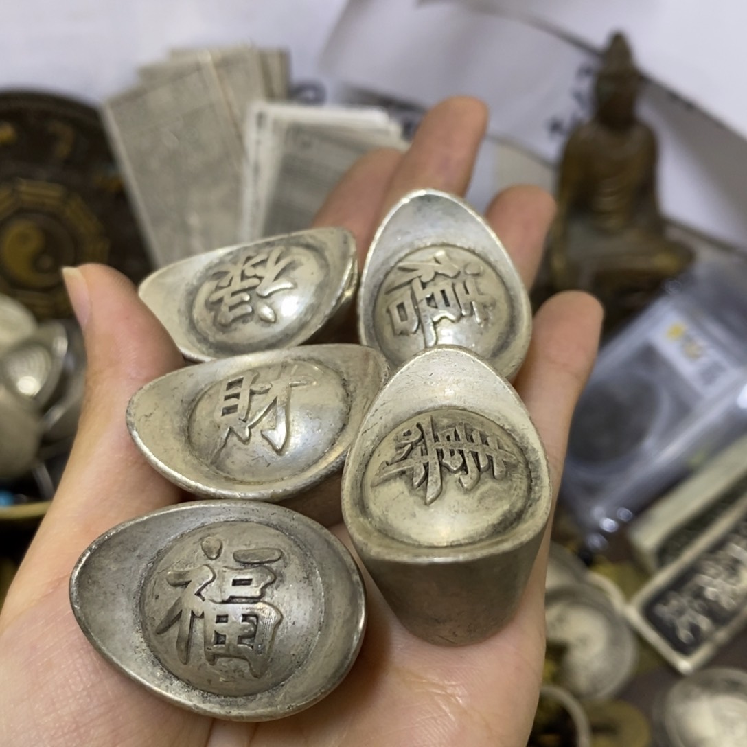 金属复古工艺品五福