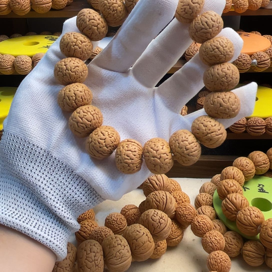 文玩核桃手串矮壮白月光