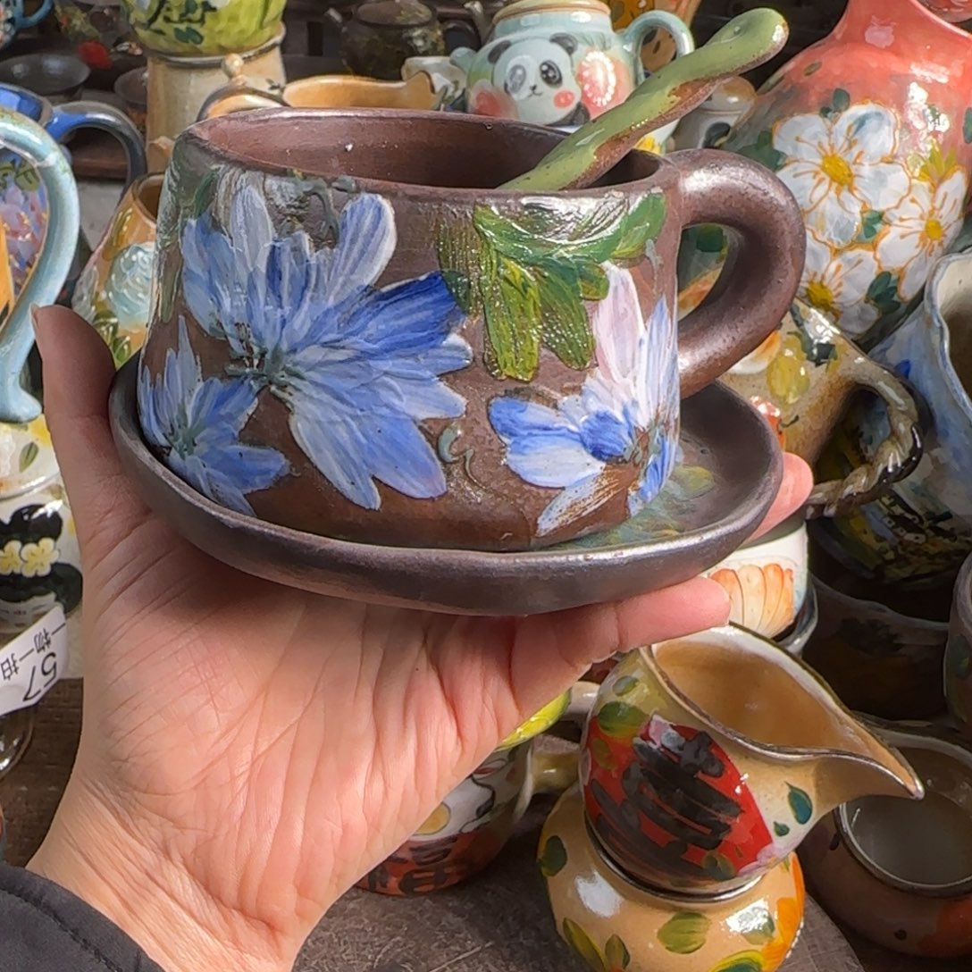 景德镇釉下彩陶瓷微瑕65