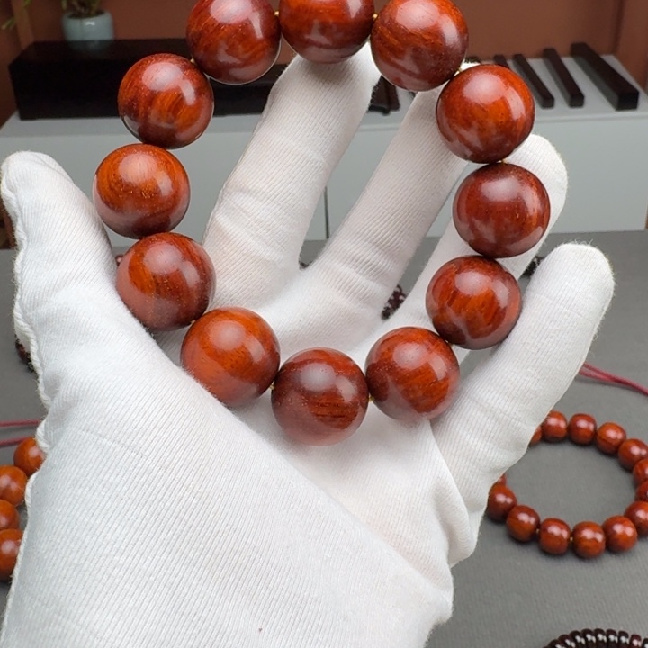 小叶紫檀手串/手链2.0原汁原味高油密老料