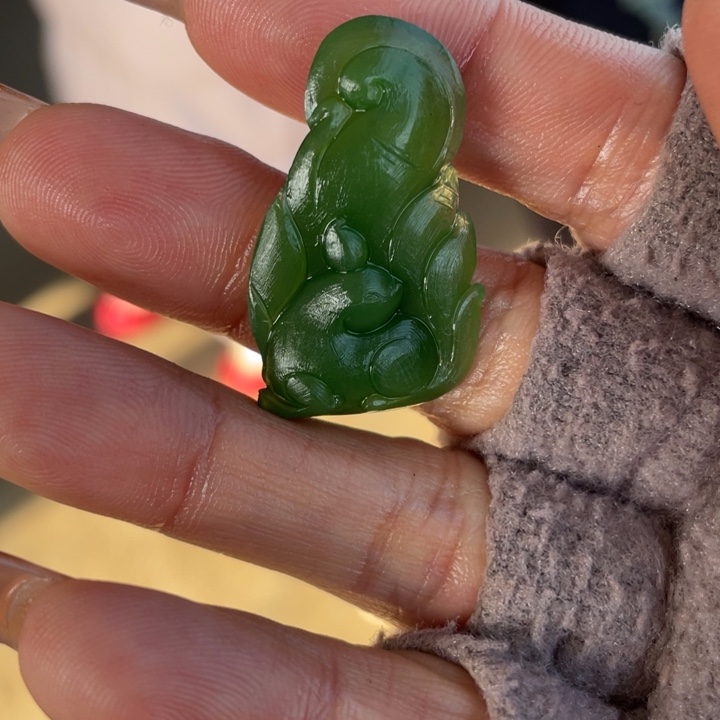 和田玉（糖玉）颈饰未镶嵌