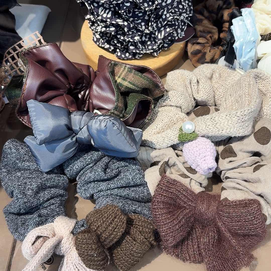 布艺铁合金发圈组合4个