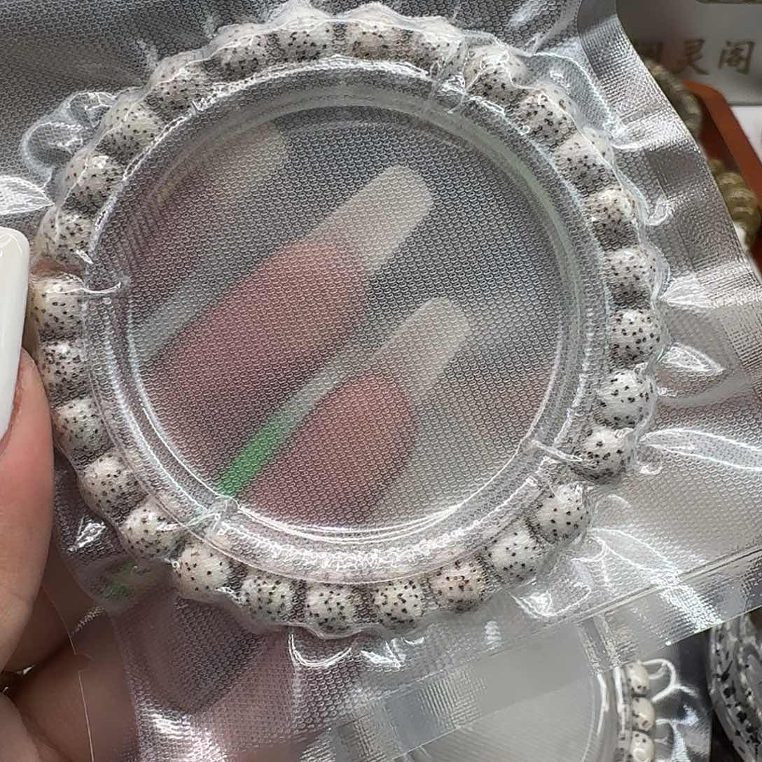 星月菩提手串5傲世白星月菩提河豚87桶单圈